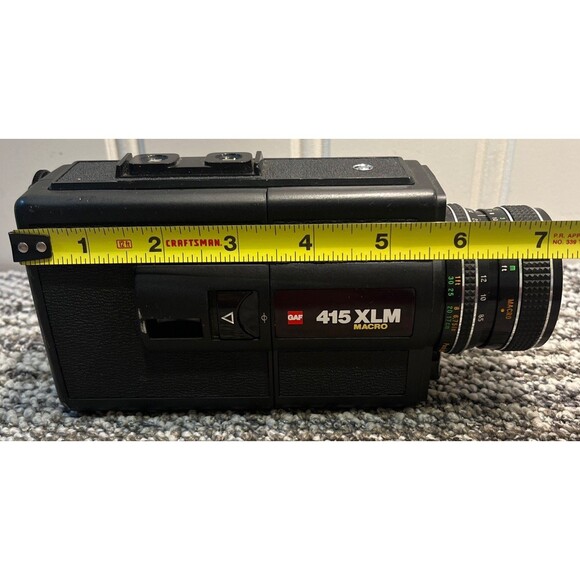 Vintage Movie Camera GAF XL415m Macro UNTESTED For Parts Great Decor - Picture 8 of 10